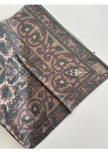 Sırlı Desen Ince Pamuk Eşarp