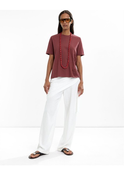 %100 Pamuk Nakışlı Tişört fiyatları