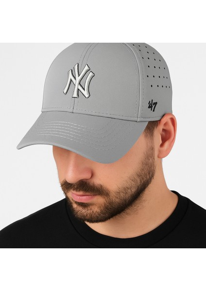 Erkek Ny Newyork Yankees Mikro Kumaş Delikli Hava Geçiren Premium Spor Şapka-Ayarlanabilir