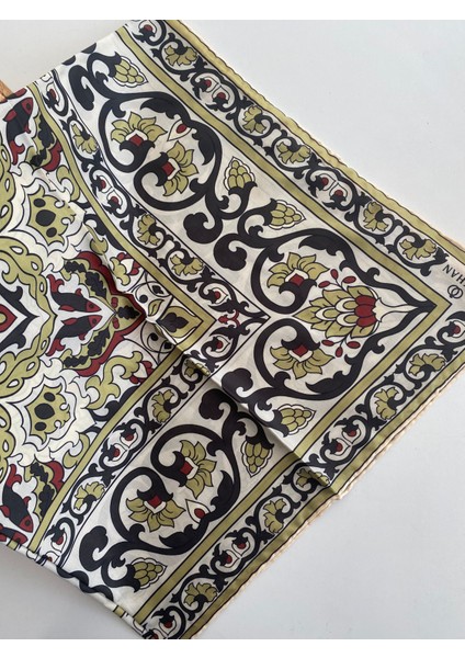 Sırlı Desen Ince Pamuk Eşarp