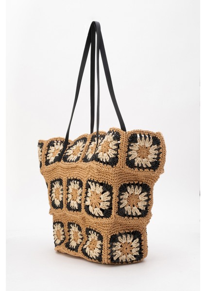 Kadın Hasır El Yapımı Omuz Çanta Zy 25019 Multi fiyatları