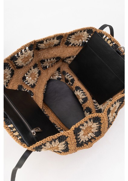 Kadın Hasır El Yapımı Omuz Çanta Zy 25019 Multi modelleri