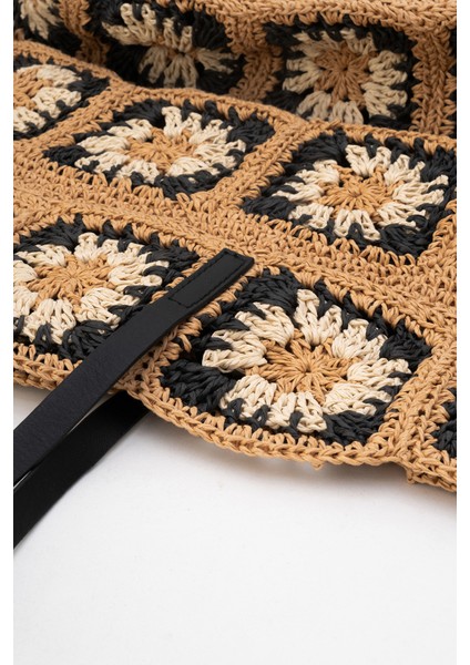 Kadın Hasır El Yapımı Omuz Çanta Zy 25019 Multi fırsatları