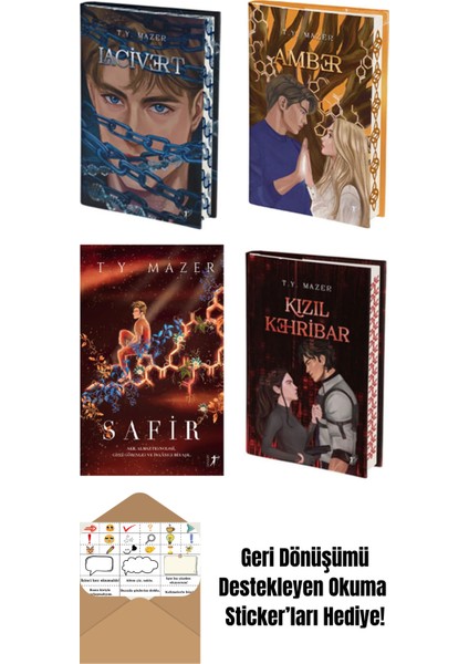 T. Y. Mazer 4 Kitap Set + Okuma Sticker'ları