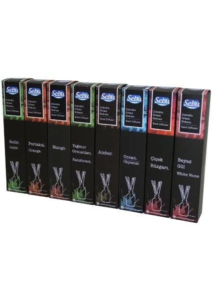 50ML Bambu Çubuklu Ortam Kokusu Mix