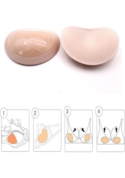 Ten Yapışkanlı Push Up Sütyen Içi Desteği Dolgunlaştırıcı Dikleştirici Sütyen Pedi fırsatları