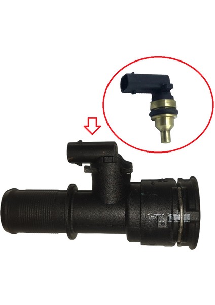 Psa Grup Peugeot-Fıat-Opel Sıcaklık Sensoru Komple Yuvalı 508-2008-3008-208-5008-C4-C3