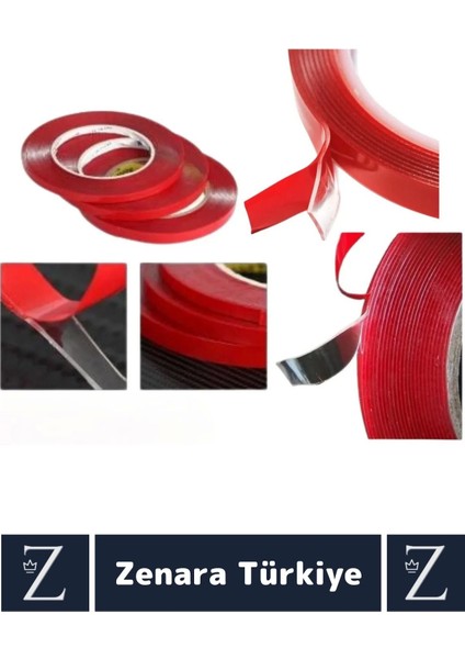 Premium Nano Teknoloji Güçlü Tamir Cam Iç Dış Mekan Montaj Çift Taraflı Şeffaf Bant 1.5 mt x 10 Adet fiyatları