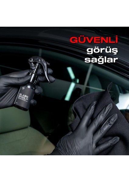 Glasshield Nano Yağmur Kaydırıcı-Cam Yüzey Seramik Kaplama Spreyi-2 Yıl Dayanım-50ml-Su İtici