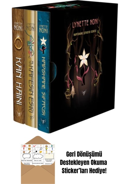 Hapishane Şifacısı Serisi 3 Kitap Set + Okuma Sticker'ları