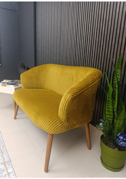 Henna Çiftli Berjer Koltuk-Balkon-Bahçe-Ofis-Teras-Salon-Mutfak