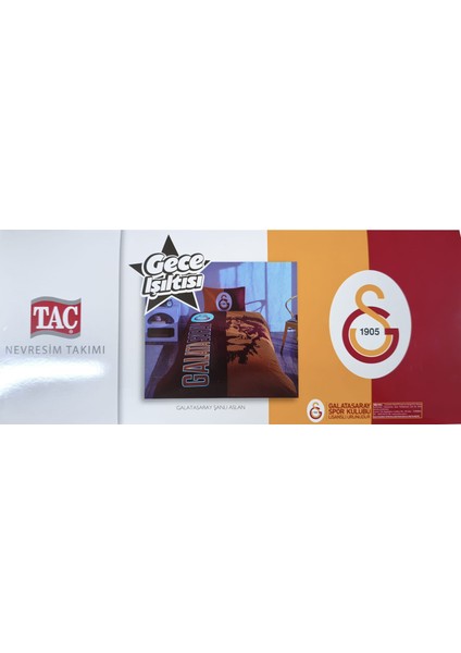 Lisanslı Galatasaray Şanlı Aslan Tek Kişilik Nevresim Takımı