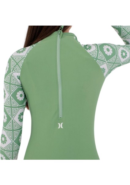 Mikonos Ls Surfsuit Kadın Yeşil Lycra fırsatları