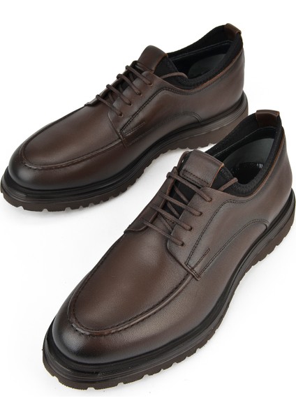 , Erkek Hakiki Deri Ayakkabı 153498Z17331 Kahve indirimleri