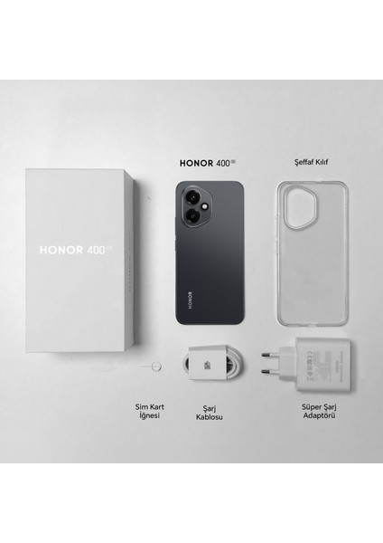 400 5G 256 GB 8 GB Ram (Honor Türkiye Garantili) Gece Siyahı