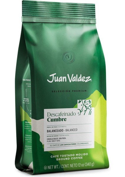 Cumbre Kafeinsiz Öğütülmüş Kahve 340GR