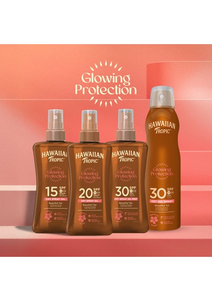 Hawaiian Dry Spray Oil Spf 30 200 ml