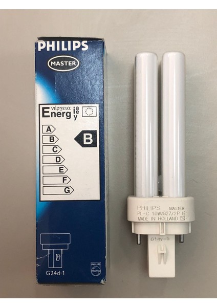 5 Adet Phılıps Plc 10W /827 2p Lamba 600 Lümen 2700 Kelvin Sarı