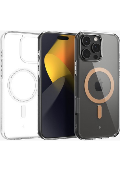 Caseology iPhone 16 Pro Kılıf Capella Mag MagSafe özellikli Clear Sepia Gold - ACS08305 fiyatları