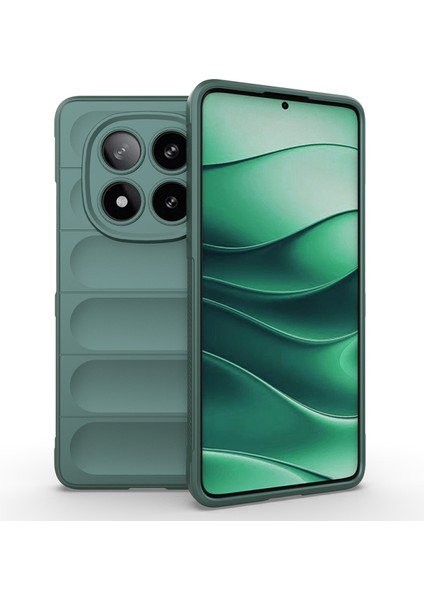 Xiaomi Redmi Note 14 5G Kılıf Rahat Tutulabilir Yapılı İçi Kadife Kaplamalı Etnik Premium TPU Silikon Kapak