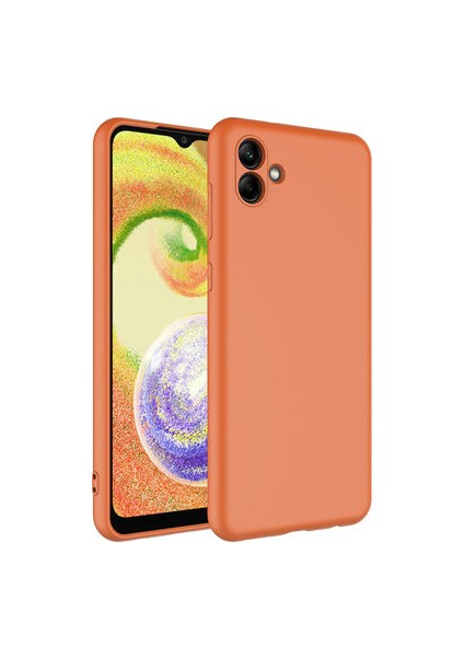 Samsung Galaxy A04 Kılıf Kılıf Içi Kadifeli Esnek Kadifon Lansman Premium Silikon Kılıf