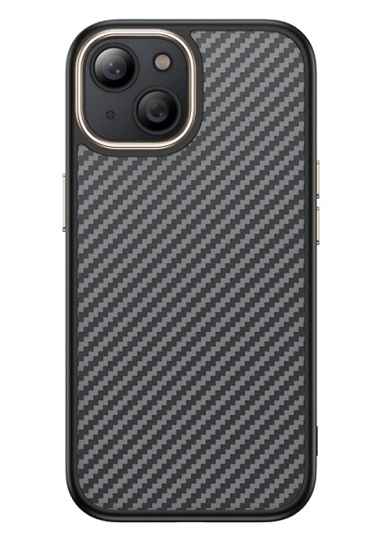 Iphone 14 Plus Kılıf Sportif Karbon Tasarımlı ve Magsafe Özellikli Fortex Premium Sert Silikon Kapak
