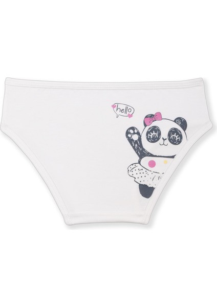 Kız Çocuk Pamuklu Renkli Baskılı Bikini Külot 6'lı Paket 5402 Renkli indirimleri