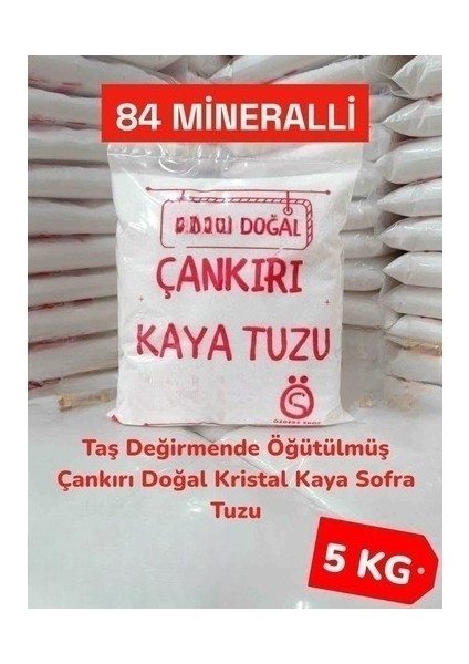 Çankırı Doğal Kristal Kaya Tuzu 5 kg