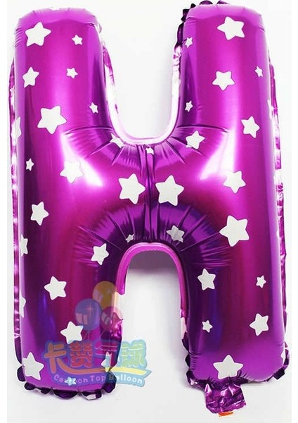 Folyo Balon Harf Pembe Renk 40 cm Parti Doğumgünü
