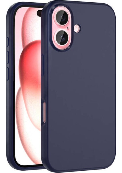 iPhone 16 Plus Kılıf Yumuşak Dokulu ve Soft Yapılı Magsafe Özellikli Pastella Premium Silikon Kapak