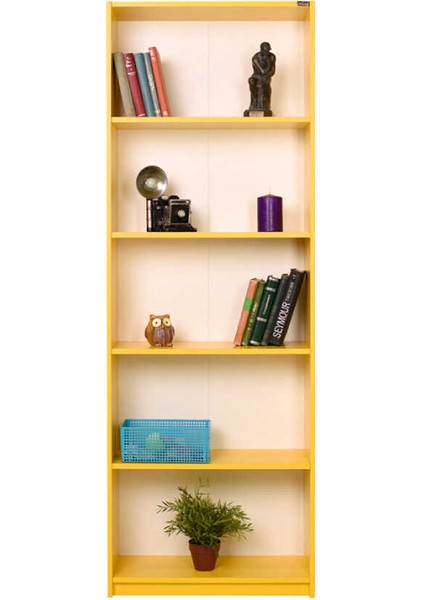 Adore Modern 5 Raflı Kitaplık - Sarı modelleri