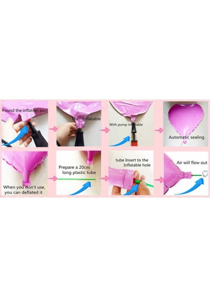 Folyo Balon Harf Mavi Renk 40 cm Parti Doğumgünü