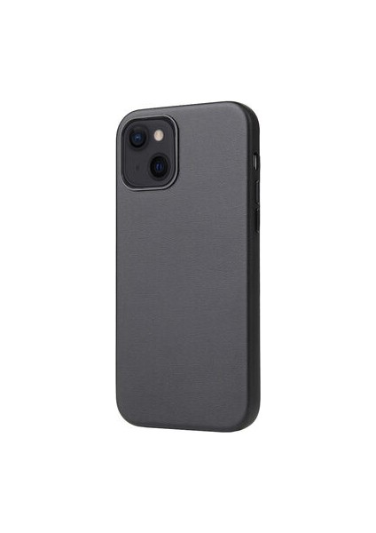 iPhone 13 Kılıf Kamera Çerçeveli Pu Deri Deriva Premium Kapak