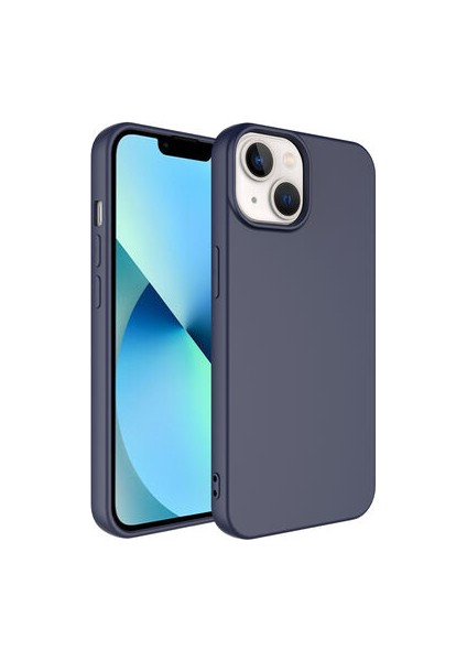 iPhone 14 Plus Kılıf Kılıf Içi Kadifeli Esnek Kadifon Lansman Premium Silikon Kılıf