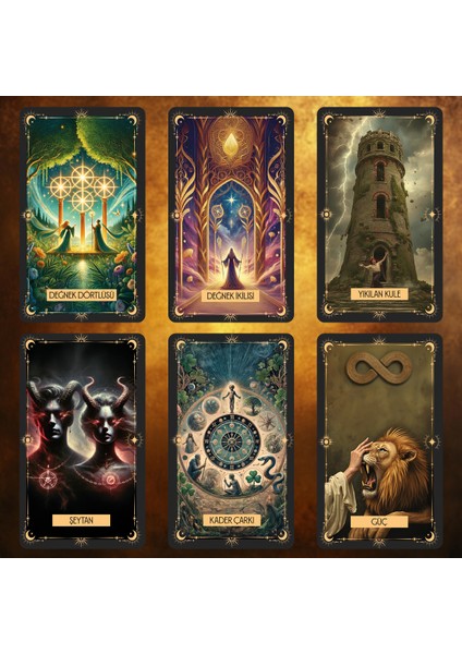 Pia Tarot / 78 Kart Tarot Destesi modelleri