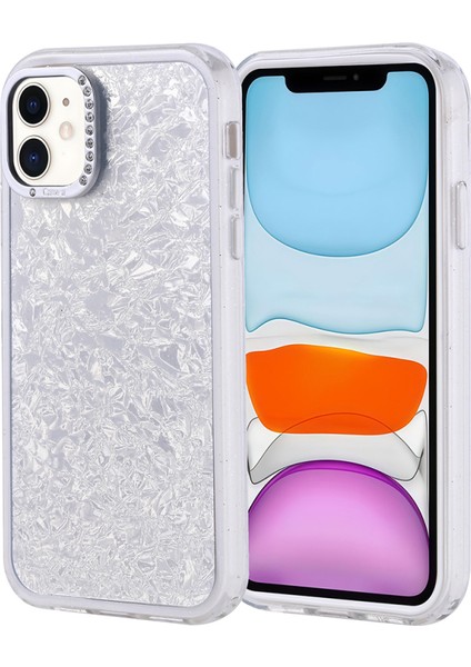 iPhone 11 Kılıf Taş Detaylı ve Şık Pebliss Premium Silikon Kapak