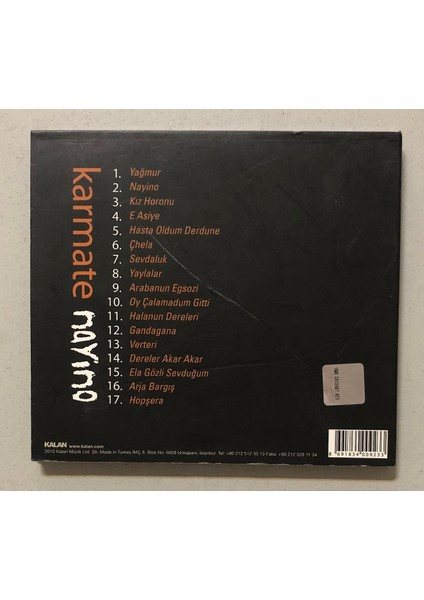 Karmate Nayino CD (Orjnal Dönem Baskı Cd)