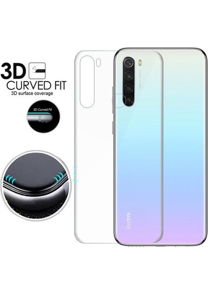 Xiaomi Redmi Note 8 ile Uyumlu Ön Arka Koruma Full Body Jelatin