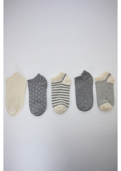 Renkli Desenli 5'li Örme Çorap 1213 fiyatları