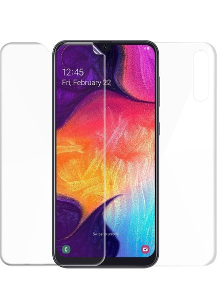 Samsung Galaxy A30S ile Uyumlu Ön Arka Koruma Full Body Jelatin