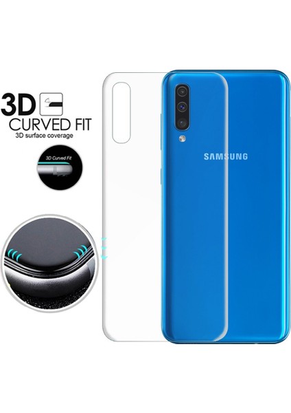 Samsung Galaxy A30S ile Uyumlu Ön Arka Koruma Full Body Jelatin