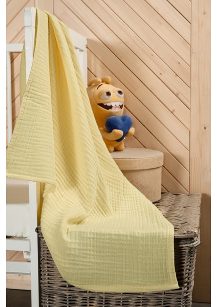 Müslin Çok Amaçlı Bebek Battaniyesi, Pamuk 90*90