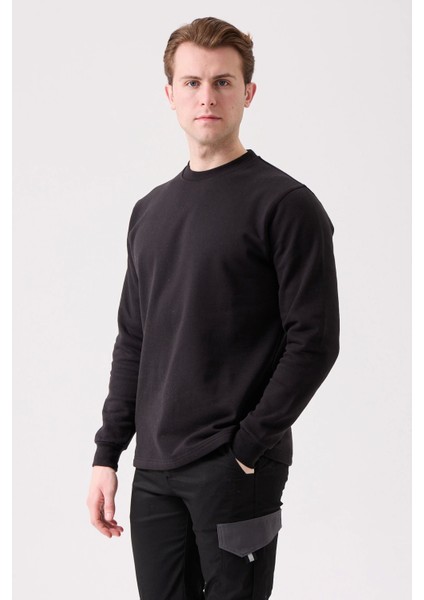 Galanthus Basic Sweatshirt - Uzun Kollu, Pamuklu, Rahat Kesim, Günlük ve Iş Kullanımı Için modelleri