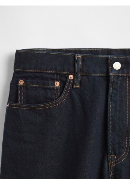 Erkek Siyah 10.5" Baggy Denim Şort modelleri