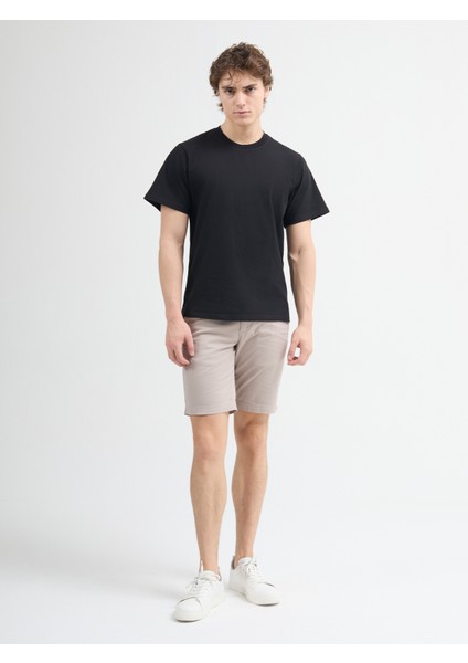 Matias 84001 Regular Fit Siyah Erkek Basic T-Shirt