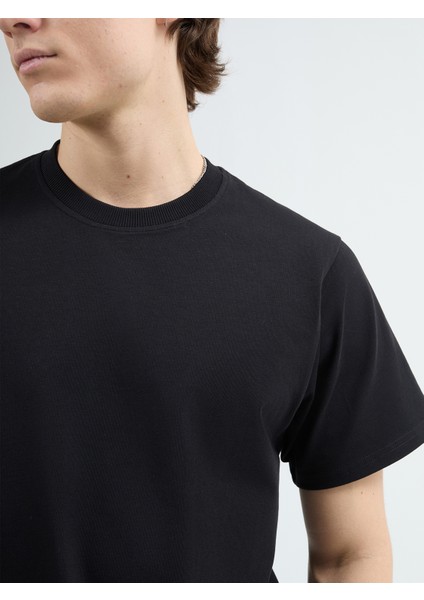 Matias 84001 Regular Fit Siyah Erkek Basic T-Shirt fiyatları