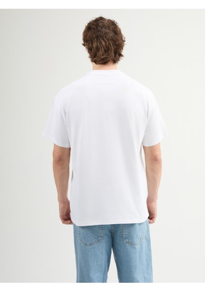 Ricardo 84002 Oversize Beyaz Erkek Basic T-Shirt indirimleri