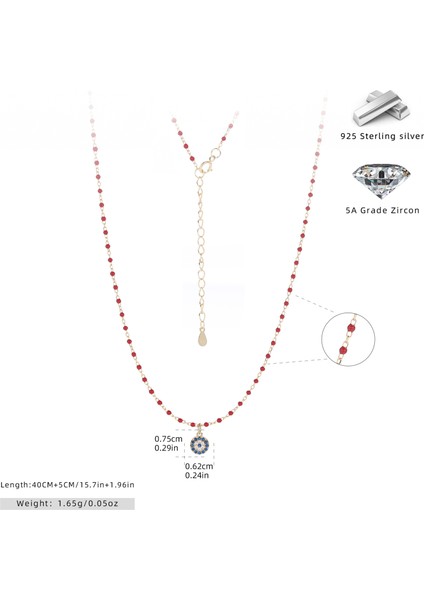 S925 Ayar Gümüş Çok Yönlü Sade Moda Niş Tasarım Kolye (Yurt Dışından)