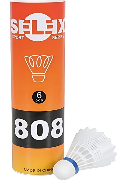 808 Badminton Topu 6'lı