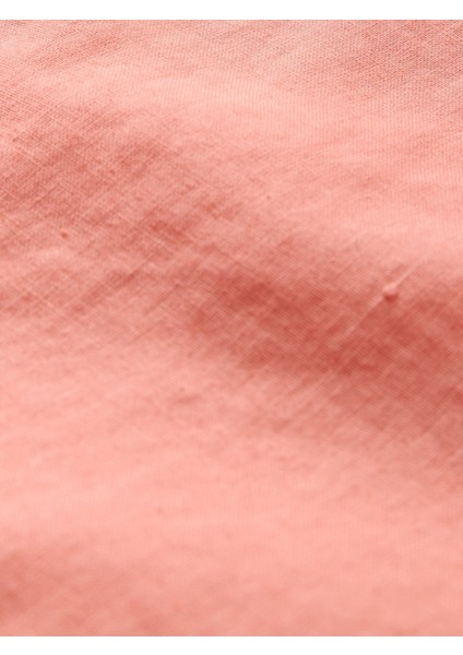 Erkek Açık Pembe Keten Karışımlı Desenli Gömlek modelleri